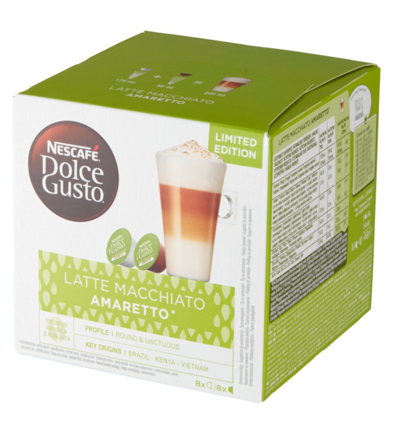 D.Gusto Latte Machiato Amaretto 8+8szt