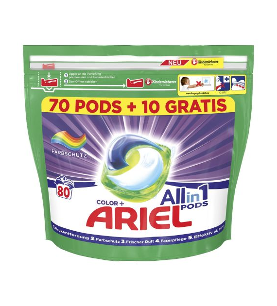 Ariel All in 1 Pods Color+ 80p 2,1kg