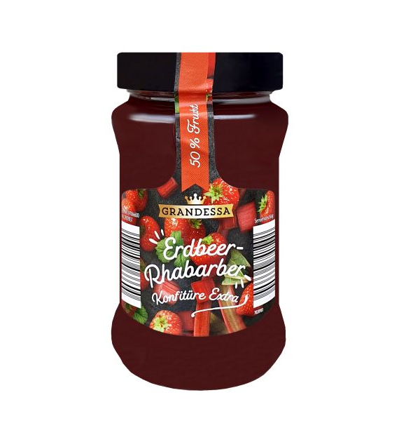 Grandessa Erdbeer-Rhabarber Konfiture 450g