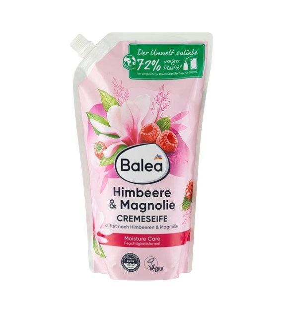 Balea Cremeseife Himbeere & Magnolie Zapas 850ml