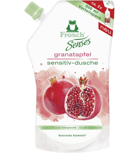 Frosch Senses Granatapfel Sensitiv Gel Zapas 500ml