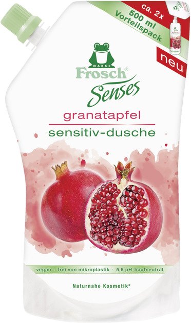 Frosch Senses Granatapfel Sensitiv Gel Zapas 500ml