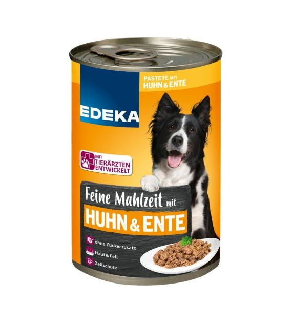 Edeka Feine Mahlzeit Huhn Ente dla Psa 400g