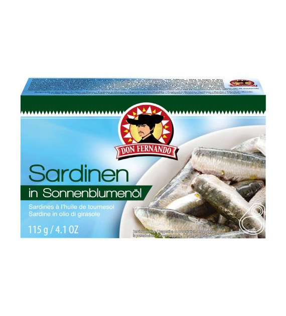 Don Fernando Sardinen in Sonnenblumenol 115g