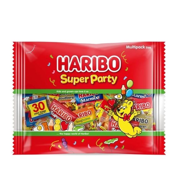 Haribo Super Party 30 Mini Bags 480g