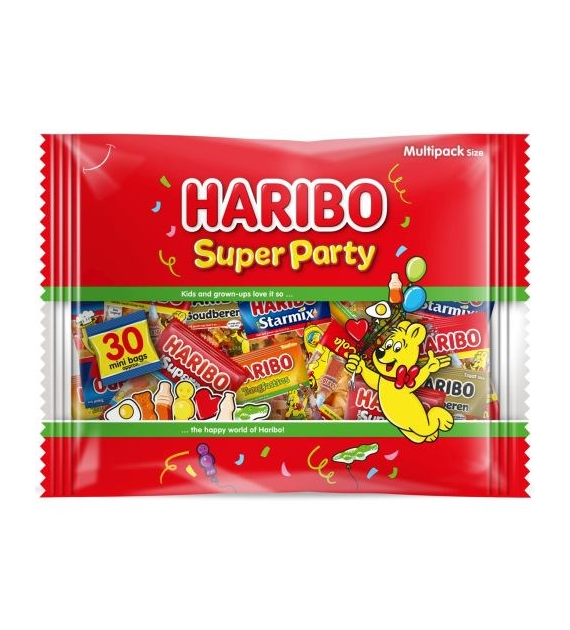 Haribo Super Party 30 Mini Bags 480g