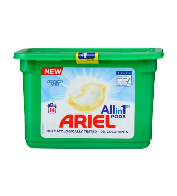 Ariel All in 1 Pods Sensitive Skin 14p 338g
