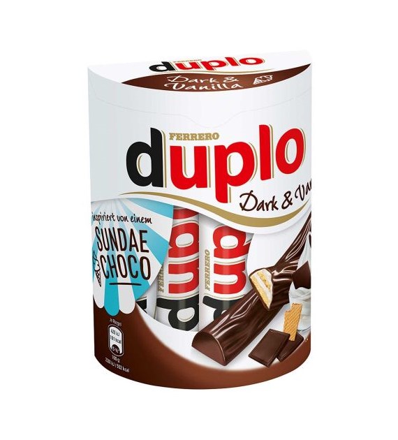 Duplo Dark Vanilla Sundae Choco 10szt 182g