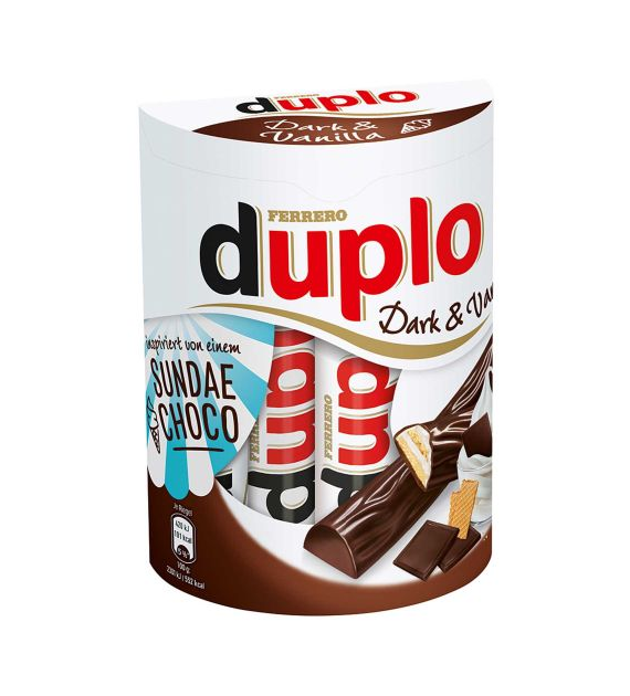 Duplo Dark Vanilla Sundae Choco 10szt 182g