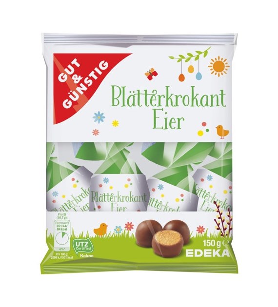 G&G Blatterkrokant Eier 150g