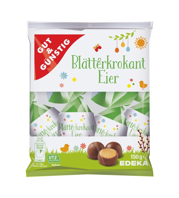 G&G Blatterkrokant Eier 150g