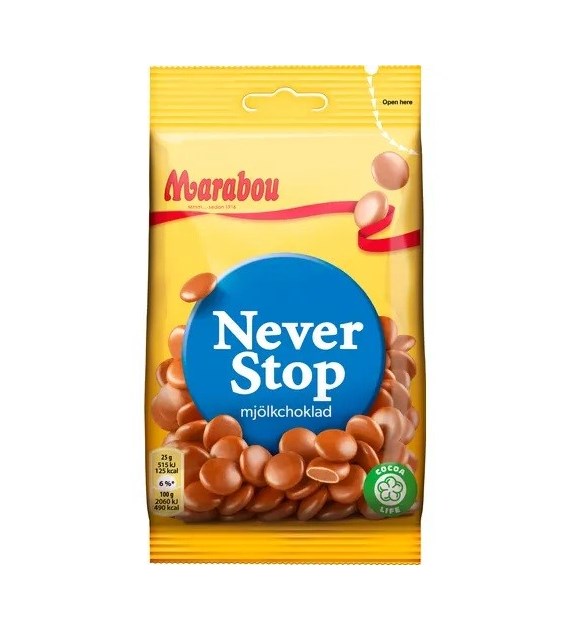 Marabou Never Stop Mjolkchoklad 100g