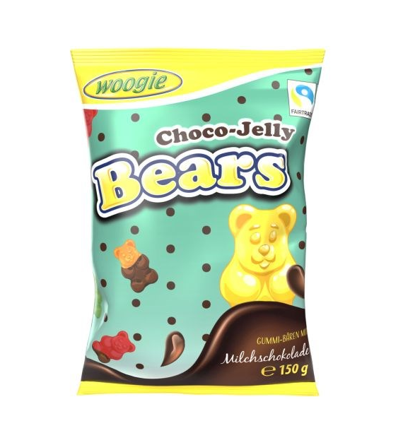Woogie Choco-Jelly Bears 150g