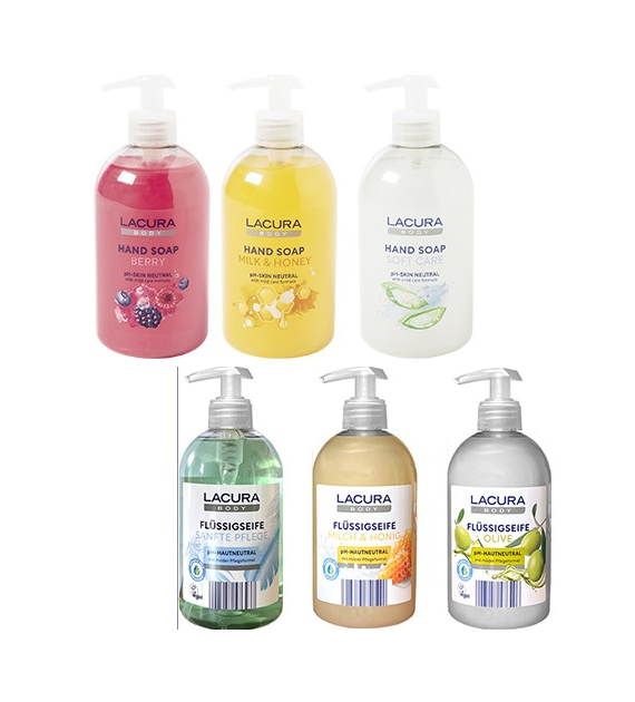 Lacura Body Hand Soap Mydło MIX 500ml