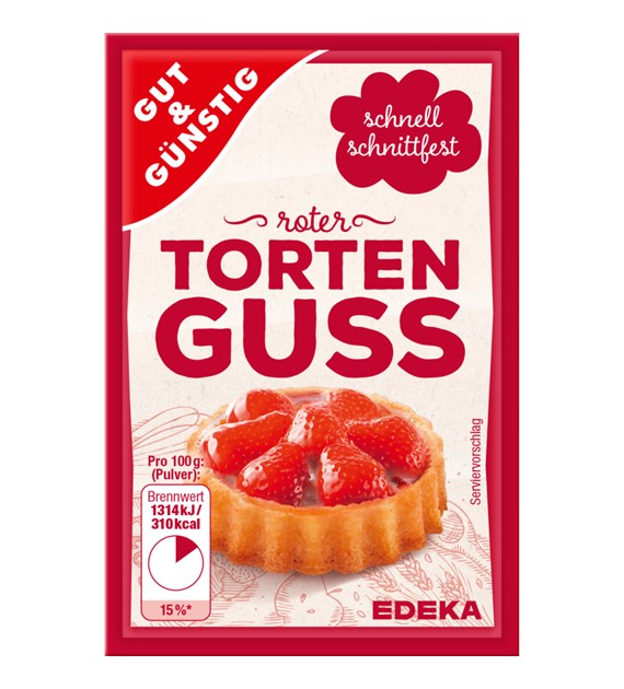G&G Torten Guss Roter - Glazura Czerwona 6x12g