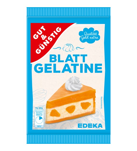 G&G Blatt Gelatine - Żelatyna w Listkach 12szt 20g