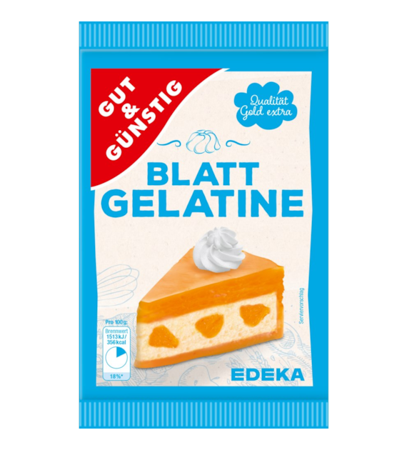 G&G Blatt Gelatine - Żelatyna w Listkach 12szt 20g