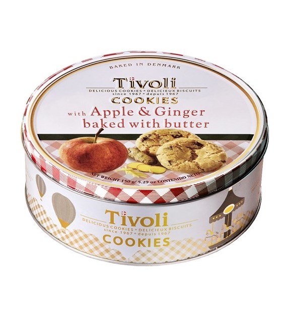 Tivoli Apple Ginger Ciastka Puszka 150g