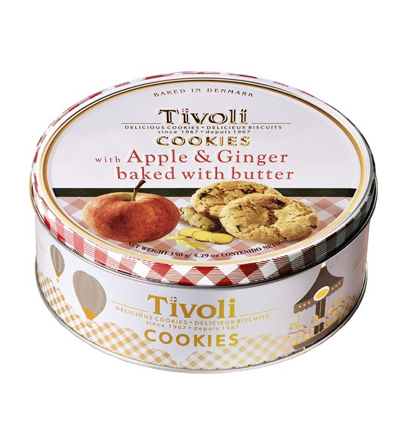 Tivoli Apple Ginger Ciastka Puszka 150g
