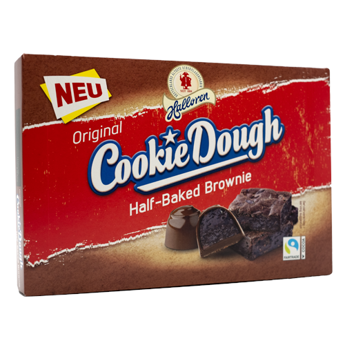 Halloren Cookie Dough Half-Baked Brownie 145g