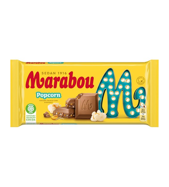 Marabou Popcorn Czekolada 185g