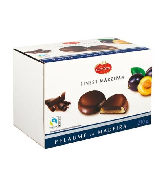 Carstens Finest Marzipan Plum in Madeira 210g