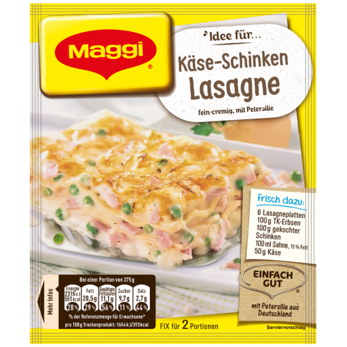 Maggi Kase-Schinken Lasagne Fix 40g