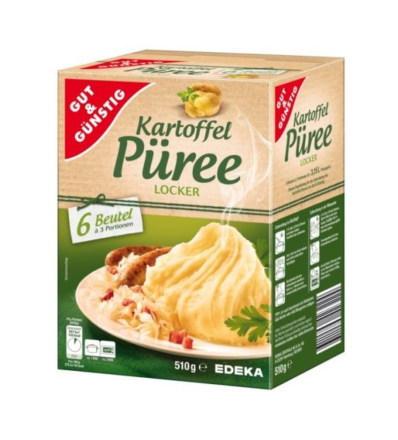 G&G Kartoffel Puree 6x3 Portionen 510g