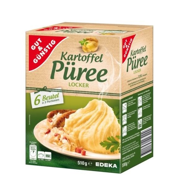 G&G Kartoffel Puree 6x3 Portionen 510g