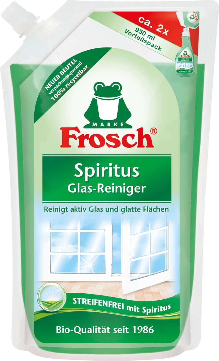 Frosch Spiritus Glas Reiniger do Szyb Zapas 950ml