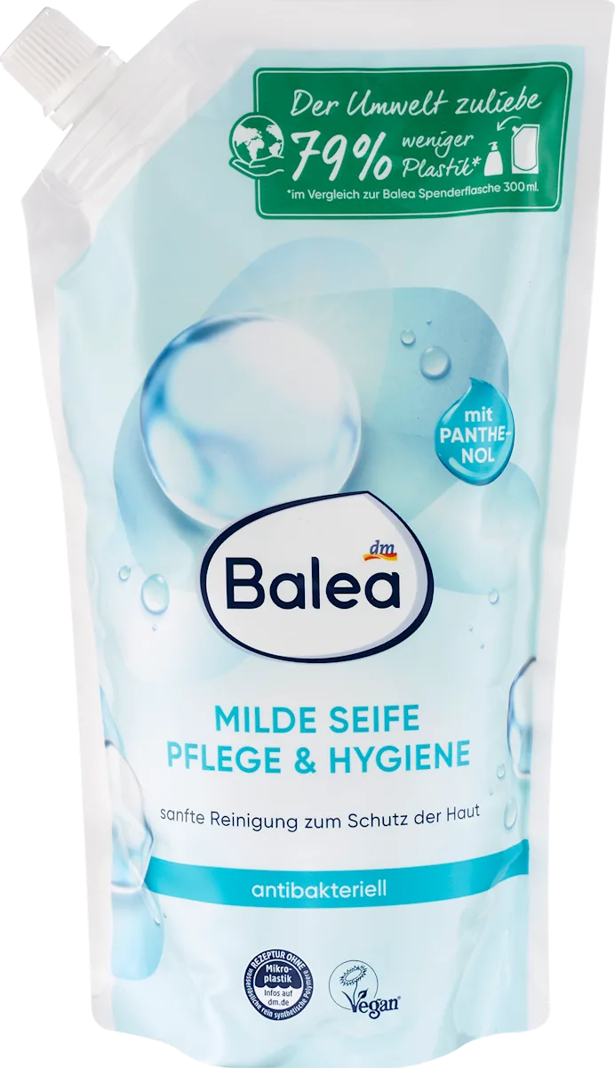 Balea Milde Seife Pflege & Hygiene Zapas 500ml