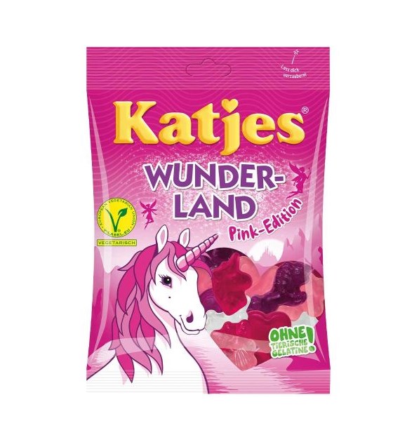 Katjes Wunder Land Pink Vegetarian Żelki 200g