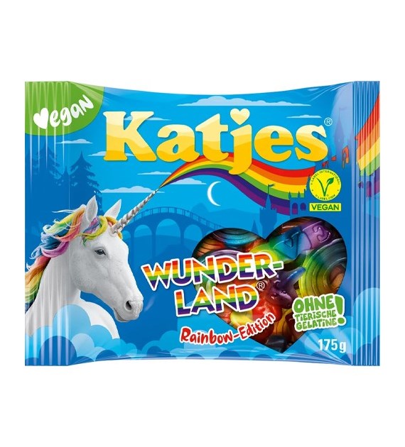 Katjes Wunder Land Rainbow Vegan Żelki 175g