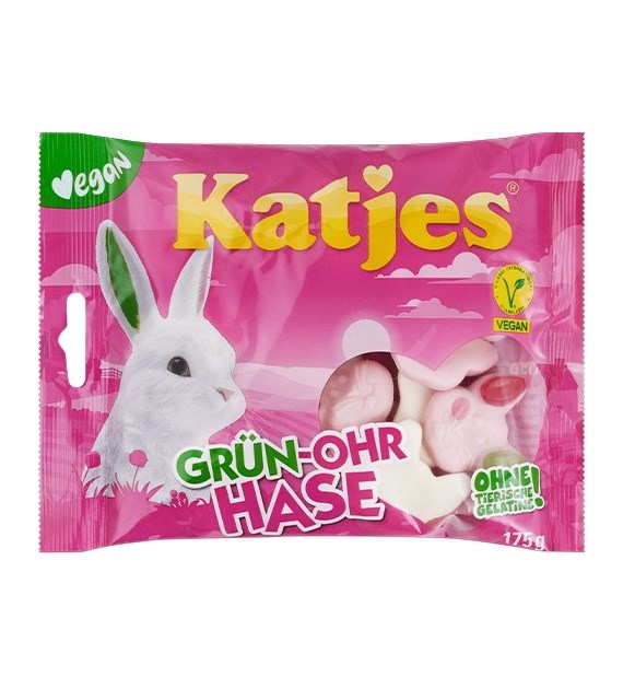 Katjes Grun-Ohr Hase Vegan Żelki 175g
