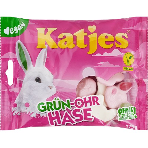 Katjes Grun-Ohr Hase Vegan Żelki 175g