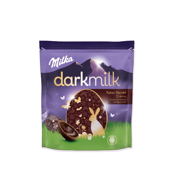 Milka Darkmilk Kakao Mandel Creme Eier 100g