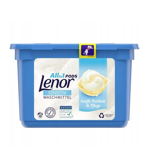 Lenor All in 1 Pods Sensitive 18p 435g