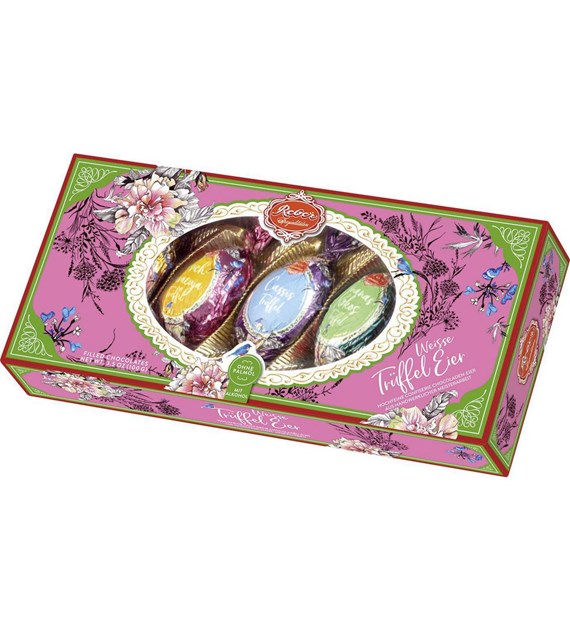 Reber Weisse Frucht Truffel Eier 100g