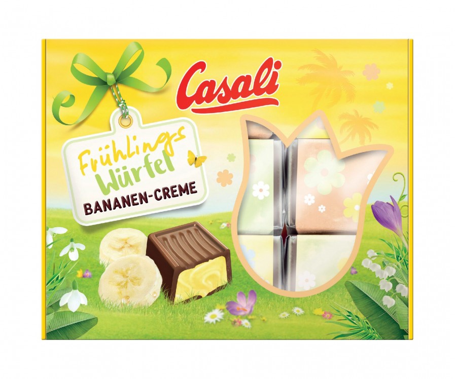 Casali Fruhlings Wurfel Bananen Creme 115g