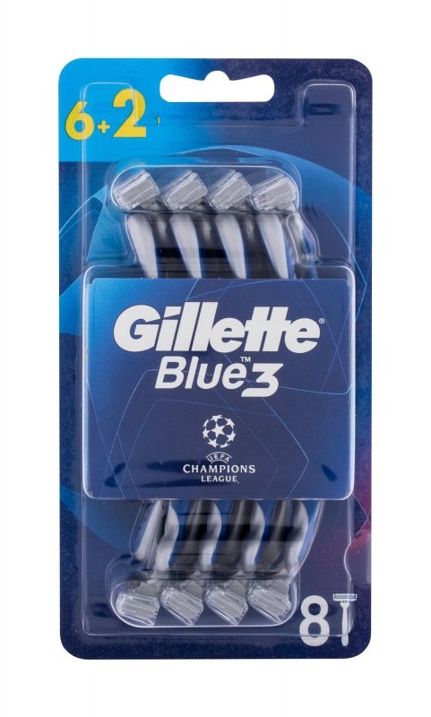 Gillette Blue 3 Champions League Maszynki 8szt