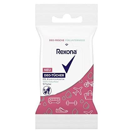 Rexona Deo-Tucher Chusteczki Odświeżające 10szt