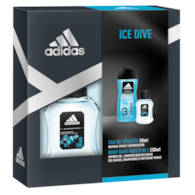 Adidas Ice Dive Zestaw Gel 250ml Woda Toalet 50ml