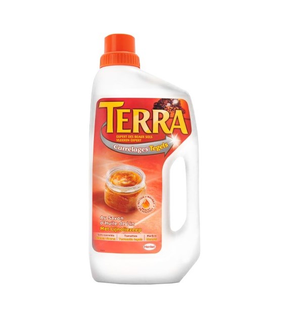 Terra Płyn do Kafli z Mydłem i Olejem Lnianym 1L