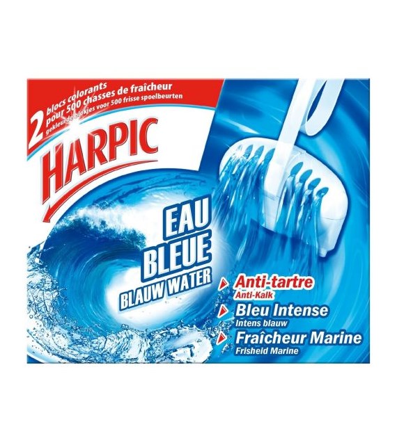 Harpic Eau Bleue WC Zawieszka 2x38g