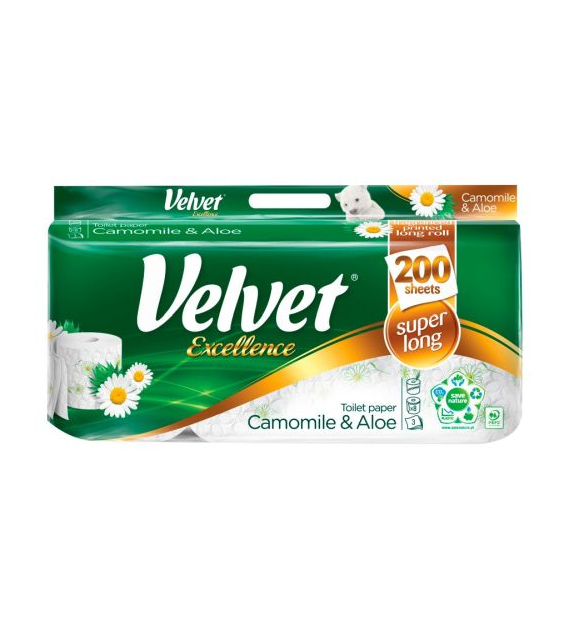 Velvet Excellence Camomile & Aloe Papier 10szt