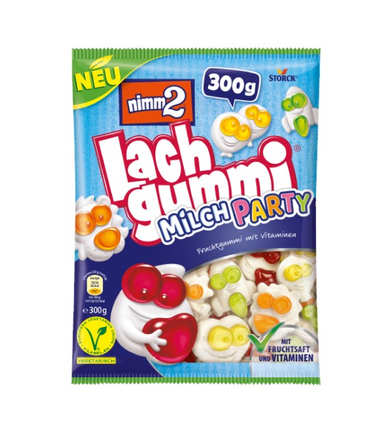 Nimm2 Lach Gummi Milch Party Vegetarian 300g