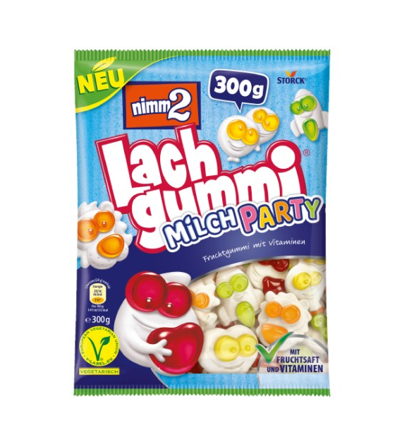 Nimm2 Lach Gummi Milch Party Vegetarian 300g