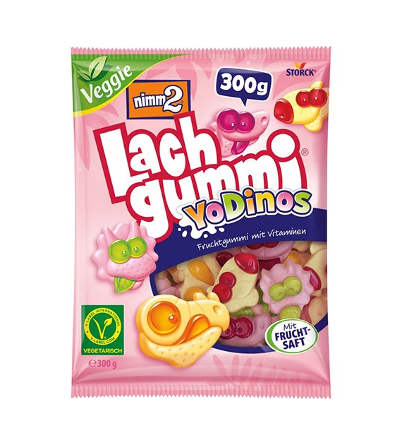 Nimm2 Lach Gummi YoDinos Vegetarian 300g