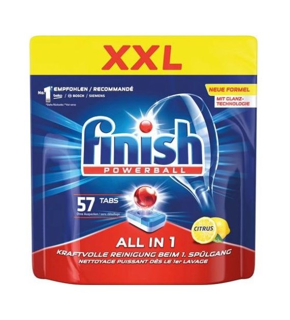 Finish All in 1 Tabs Citrus 57p 928g
