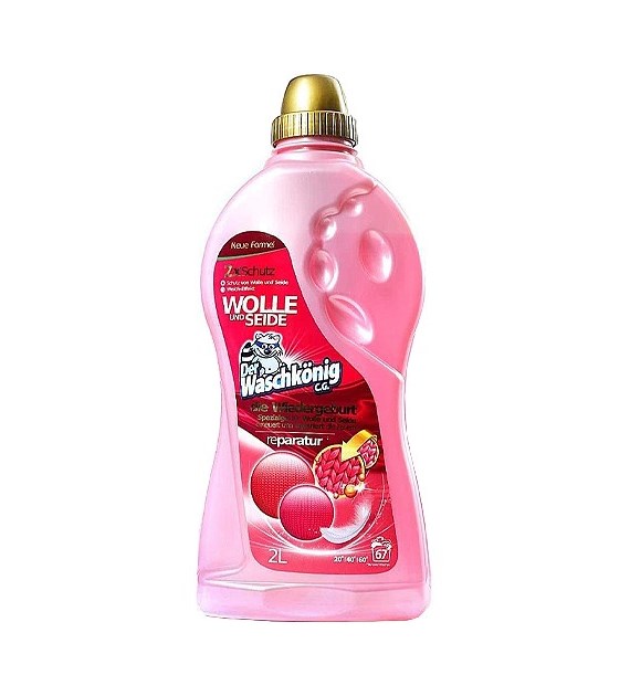 Waschkonig Wolle und Seide Gel 67p 2L